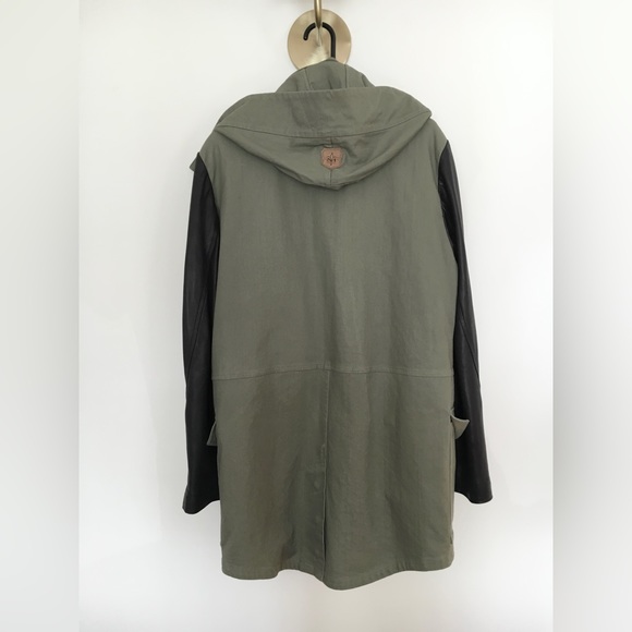 Men’s Mackage Cotton Leather parka - Picture 3 of 5